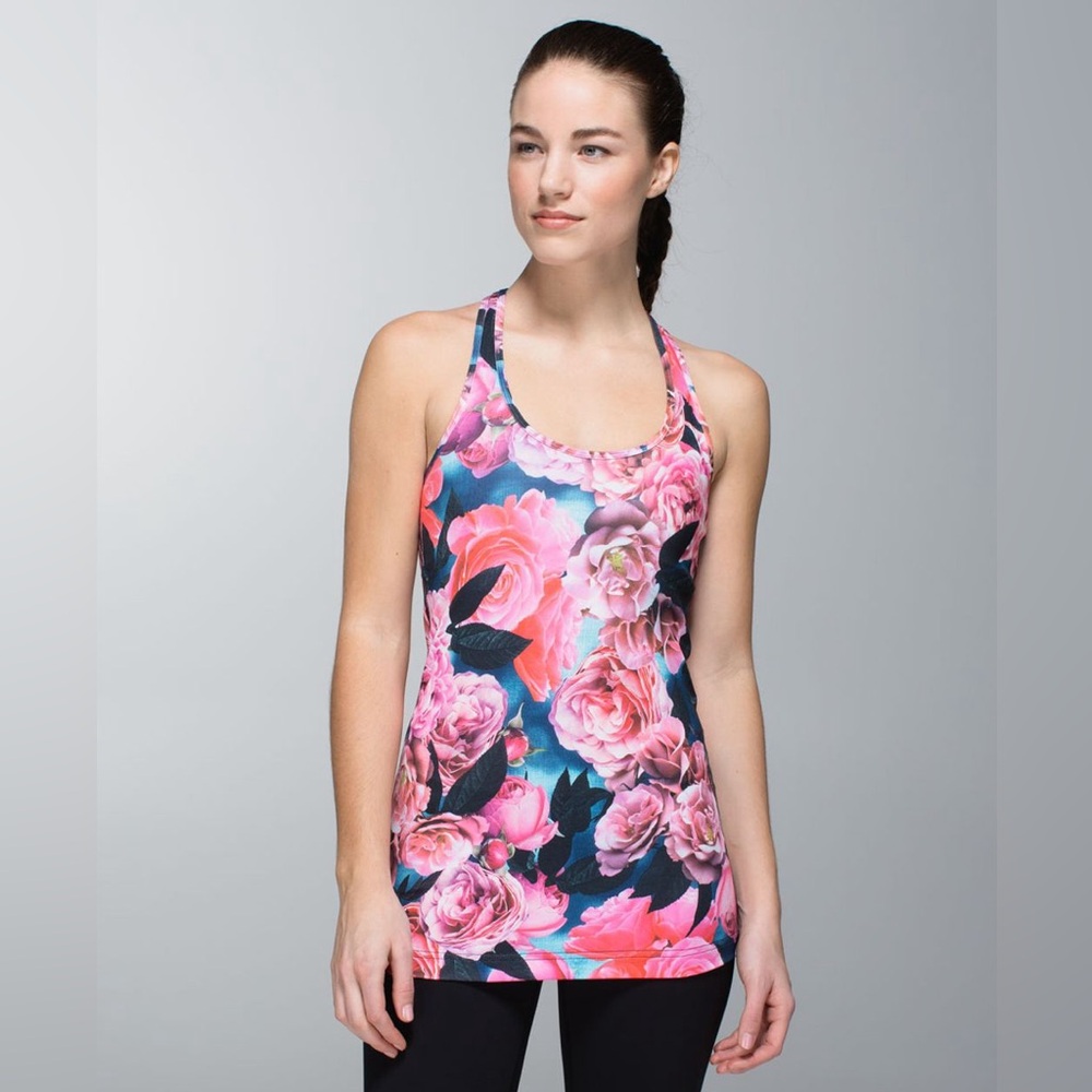 Lululemon athletica Floral Racerback Tank Top